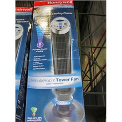 Honeywell quiet cooling whole room tower fan