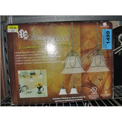 2pack pendant light fixture set