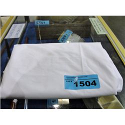 One new king size white top sheet