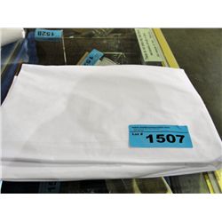 One new twin size white top sheet