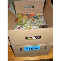 One box of vintage comics