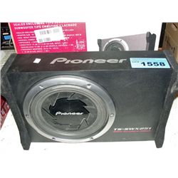 Pioneer sealed enclosure type subwoofer
