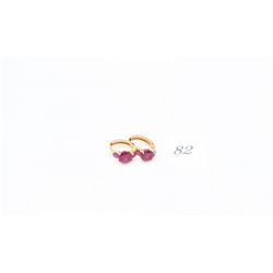 New 9k hoop earring set