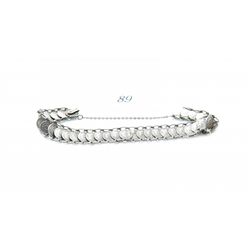 Small silver coin bracelet