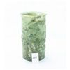 Image 1 : Carved green jade vase