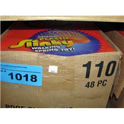 One case full of original plastic slinkees