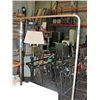 Image 1 : Rolling metal clothes rack