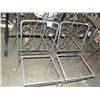 Image 1 : Set of 4 black wrought iron crafted chairs