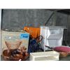 Image 1 : Shelf lot of misc household items, vacuum, punch