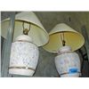 Image 1 : Pair of ceramic based table lamps