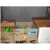 Image 1 : 4 boxes of assorted new novelty toys; whistles
