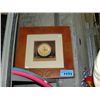 Image 1 : Nicely framed print of vintage mantel clock