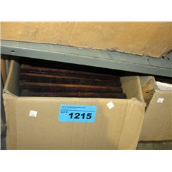 One box of solid wood framed photo frames
