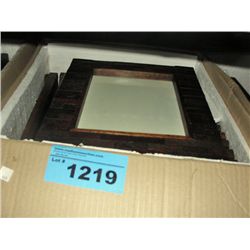 One box of solid wood framed photo frames