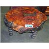 Image 1 : Small burl top side table