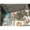 Image 1 : Showcase lot of assorted vintage items; cannon