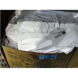 One new king size white top sheet