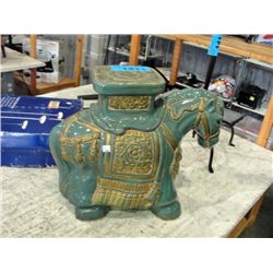 Ceramic horse plant standd