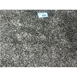 Approx 8F by 11F black and grey shag area rug