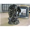 Image 2 : Fantasy dragon based glass top side table