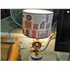 Image 1 : Nautical theme ships wheel base table lamp