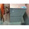 Image 1 : Grey 2 drawer filing cabinet