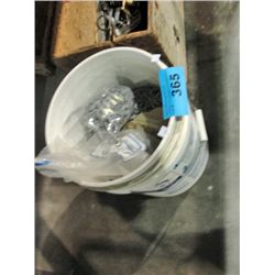 5G bucket of galvinized nails