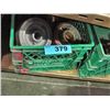 Image 1 : Green milk crate filled with heavy duty rubber