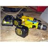 Image 1 : 2 dewault cordless drills with 2 batteries and one