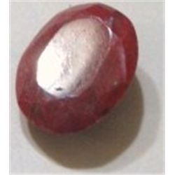 12.35 CARAT NATURAL RUBY *BEAUTIFUL OVAL CUT  NATURAL GEMSTONE*!! GEMSTONE CAME OUT OF SAFE!!