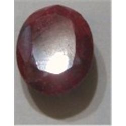 10.95 CARAT NATURAL RUBY *BEAUTIFUL OVAL CUT  NATURAL GEMSTONE*!! GEMSTONE CAME OUT OF SAFE!!