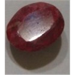 8.55 CARAT NATURAL RUBY *BEAUTIFUL OVAL CUT  NATURAL GEMSTONE*!! GEMSTONE CAME OUT OF SAFE!!