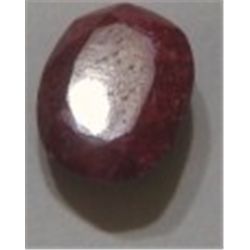6.75 CARAT NATURAL RUBY *BEAUTIFUL OVAL CUT  NATURAL GEMSTONE*!! GEMSTONE CAME OUT OF SAFE!!