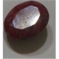 6.45 CARAT NATURAL RUBY *BEAUTIFUL OVAL CUT  NATURAL GEMSTONE*!! GEMSTONE CAME OUT OF SAFE!!