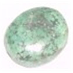 5.35 CARAT NATURAL (UNTREATED) TURQUOISE *BEAUTIFUL OVAL COBACHAN CUT GEMSTONE*!!