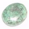 Image 1 : 5.35 CARAT NATURAL (UNTREATED) TURQUOISE *BEAUTIFUL OVAL COBACHAN CUT GEMSTONE*!!