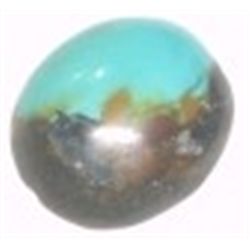 10.35 CARAT NATURAL (UNTREATED) TURQUOISE *BEAUTIFUL OVAL COBACHAN CUT GEMSTONE*!!