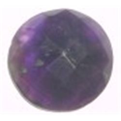 18.60 CARAT AMETHYST (UNTREATED)*BEAUTIFUL ROUND DIAMOND CUT GEMSTONE*!! GEMSTONE CAME OUT OF SAFE!!