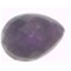 4.85 CARAT AMETHYST (UNTREATED)*BEAUTIFUL TEAR DROP CUT GEMSTONE*!! GEMSTONE CAME OUT OF SAFE!!