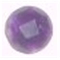 3.75 CARAT AMETHYST (UNTREATED)*BEAUTIFUL ROUND DIAMOND CUT GEMSTONE*!! GEMSTONE CAME OUT OF SAFE!!