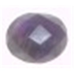 4.50 CARAT AMETHYST (UNTREATED)*BEAUTIFUL OVAL DIAMOND CUT GEMSTONE*!! GEMSTONE CAME OUT OF SAFE!!