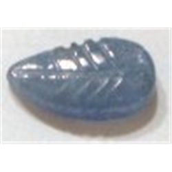 3.80 CARAT *RARE* TANZANITE (UNTREATED)*BEAUTIFUL DESIGN LEAF CUT GEMSTONE*!! GEM CAME OUT OF SAFE!!
