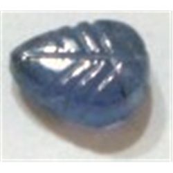 3.15 CARAT *RARE* TANZANITE (UNTREATED)*BEAUTIFUL DESIGN LEAF CUT GEMSTONE*!! GEM CAME OUT OF SAFE!!