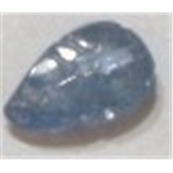 1.30 CARAT *RARE* TANZANITE (UNTREATED)*BEAUTIFUL DESIGN LEAF CUT GEMSTONE*!! GEM CAME OUT OF SAFE!!