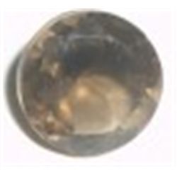 2.35 CARAT SMOKY QUARTZ (UNTREATED BRAZILIAN)*BEAUTIFUL ROUND CUT GEMSTONE*!! GEM CAME OUT OF SAFE!!