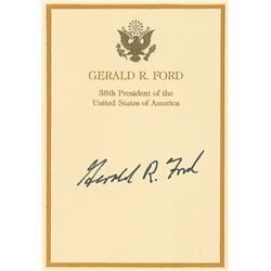Richard Nixon and Gerald Ford