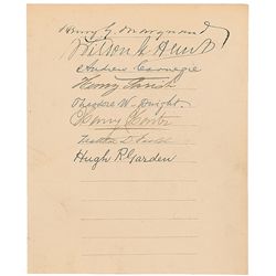 Andrew Carnegie and Financiers