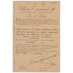 Benito Mussolini and Vittorio Emanuele III