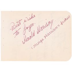 Beatles: Harrison’s Parents