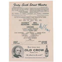 Audrey Hepburn and Mel Ferrer